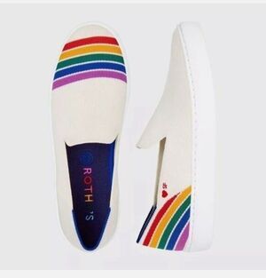 Rothy's SF Pride Rainbow Sneaker Limited edition Size 10.5